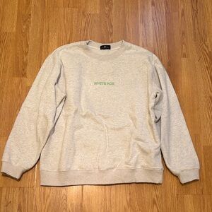 White Fox Boutique Light Gray Sweatshirt